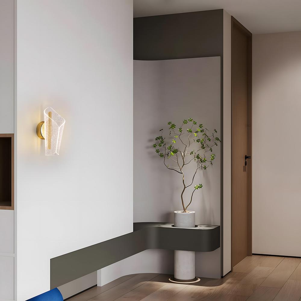 Vägglampa LED G030-W Guld