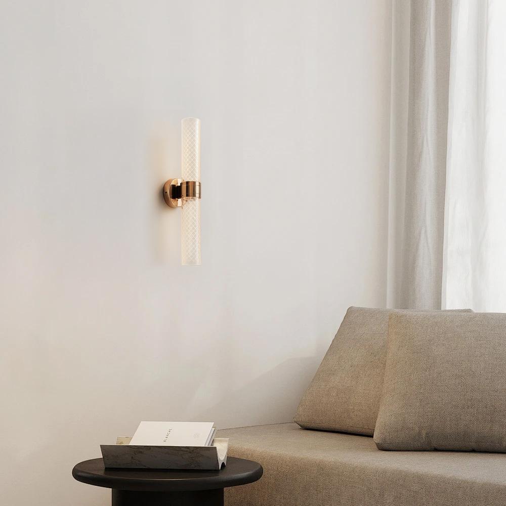 VÄGGLAMPA LED LHJ070-W Guld
