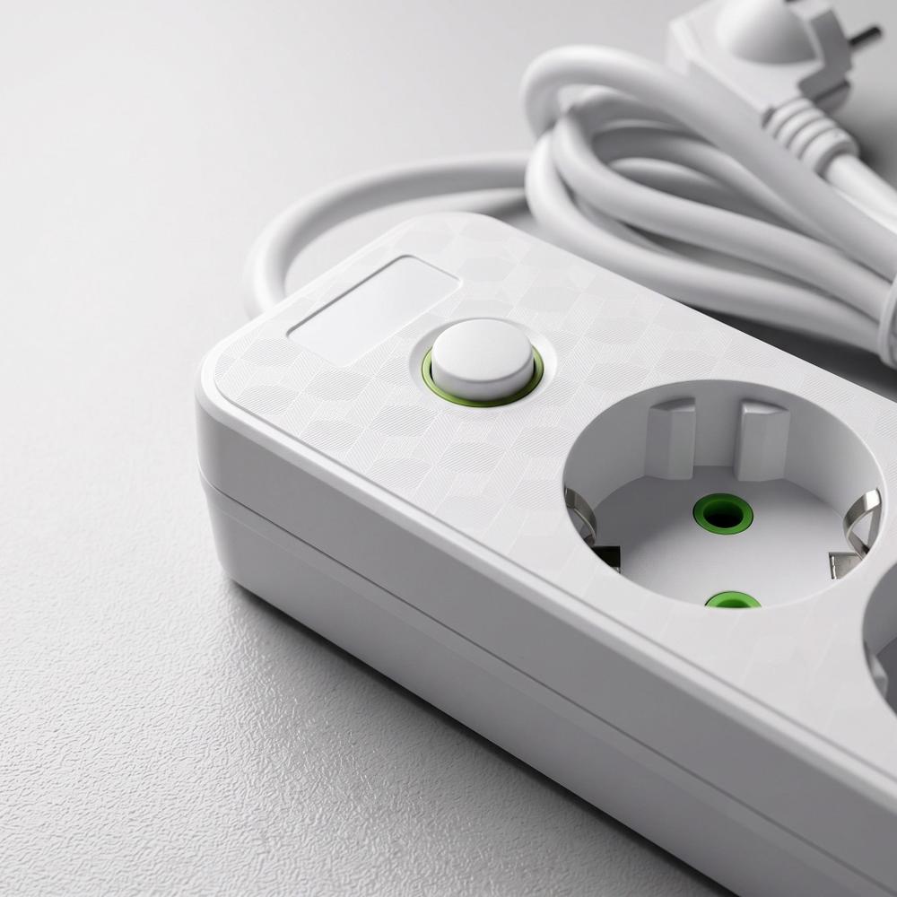 Pagarinātājs 5 ligzdas + 2x USB-A + USB-C JNH022-5A White
