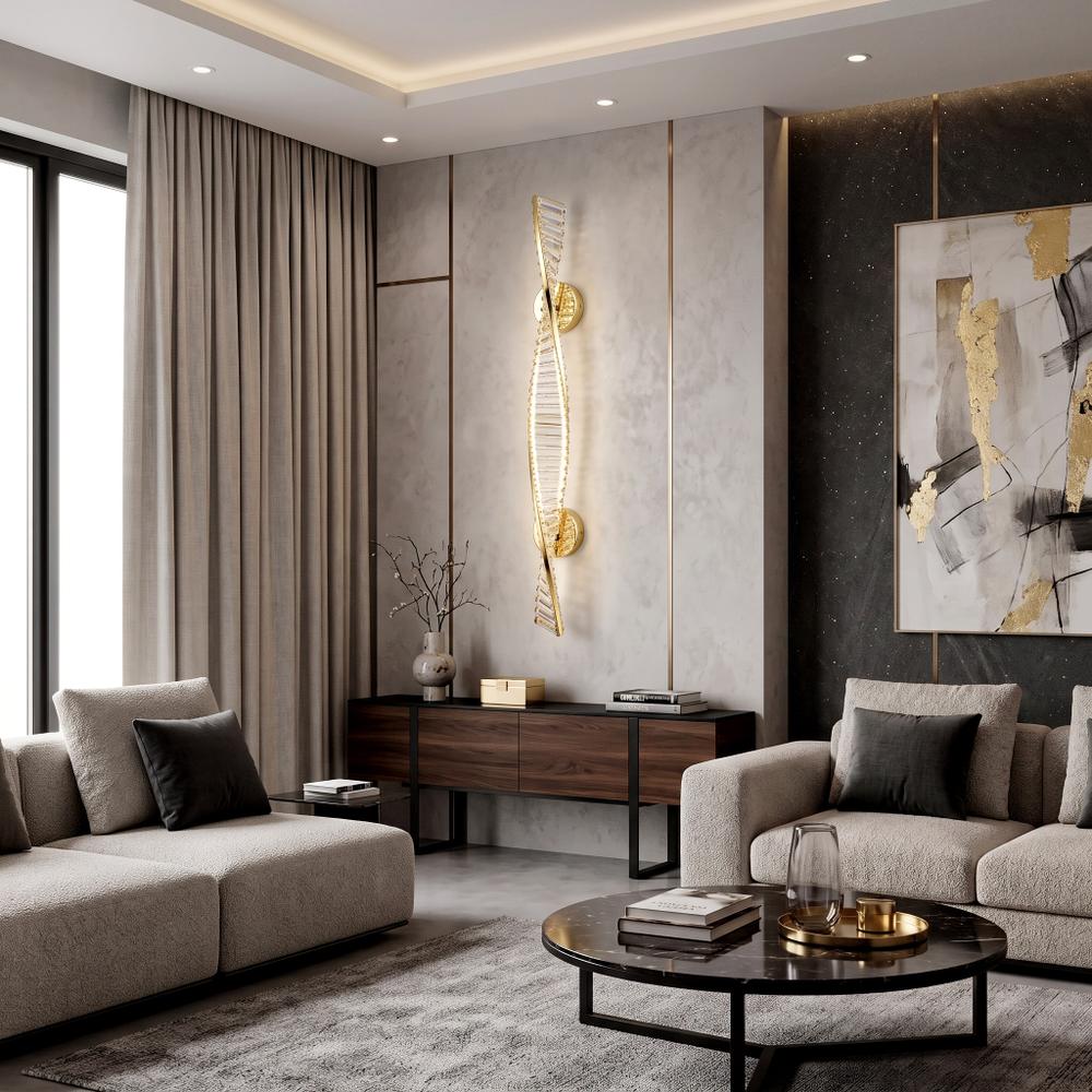 VÄGG LED-LAMPA APP1952-W 100cm GOLD