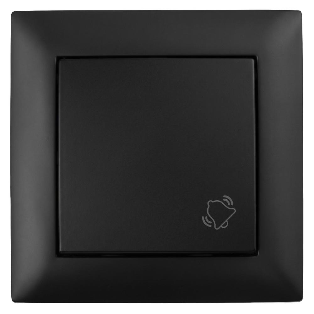 Uksekella Nupp Raamiga OSTE JNH008-W BLACK