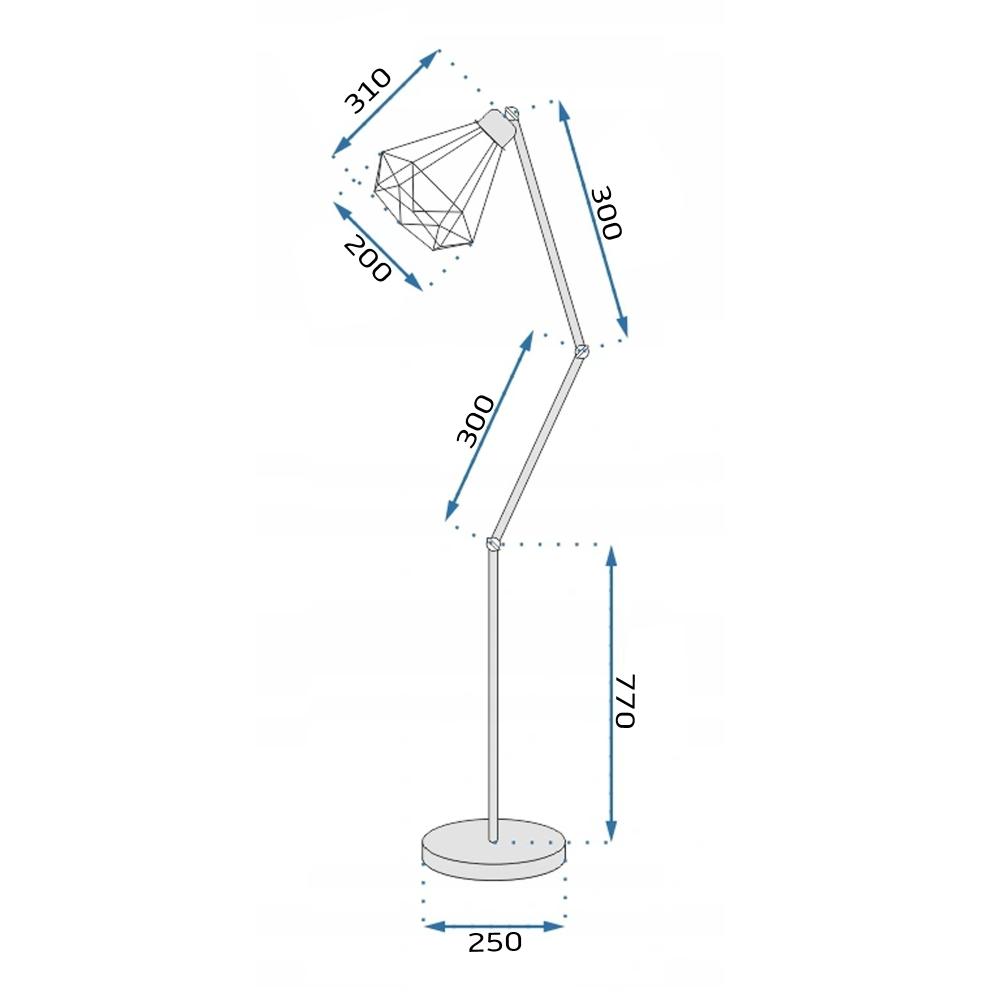 Golvlampa Reno APP540-1F