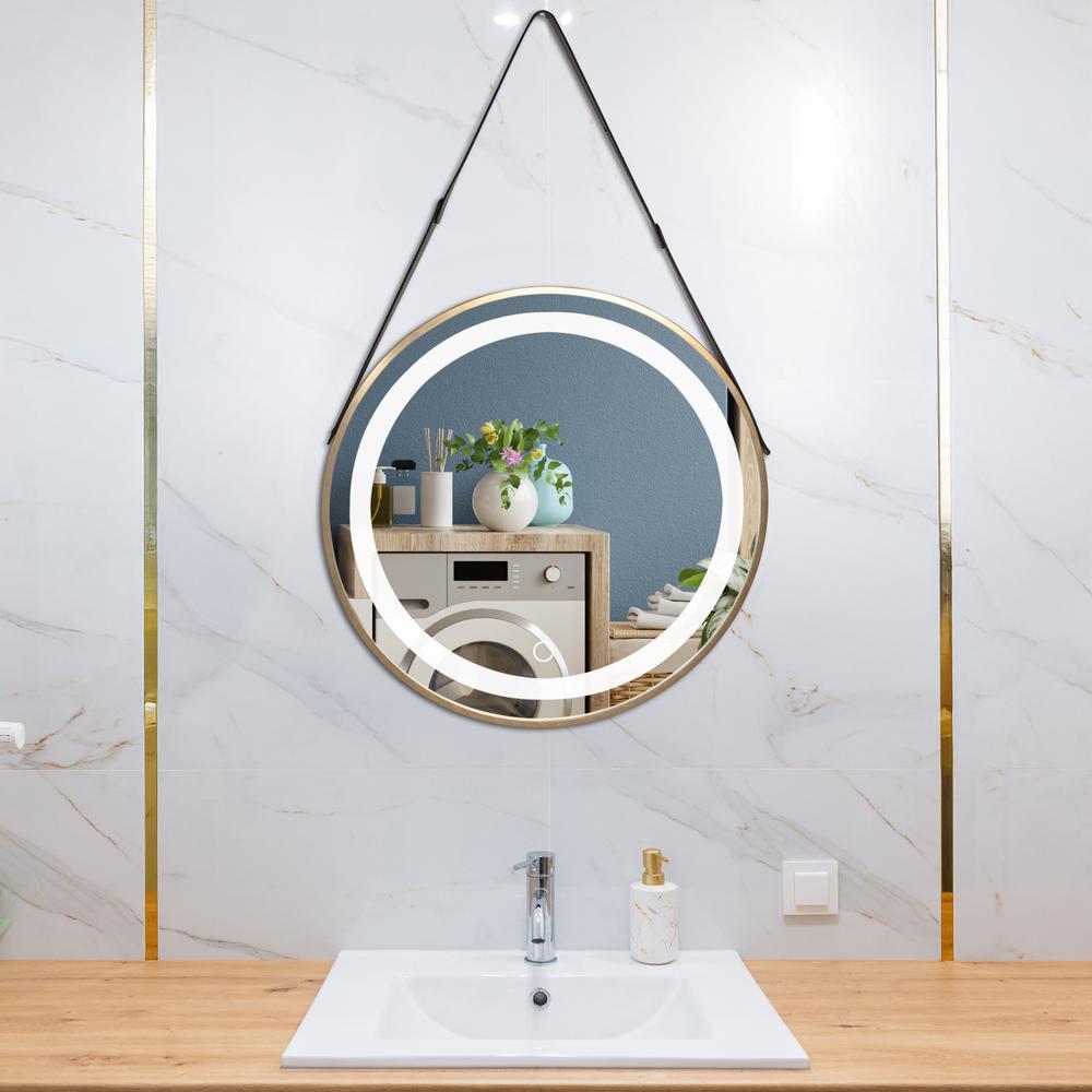 VÄGGSPEGEL LED MED LIST 60 cm YH-3339