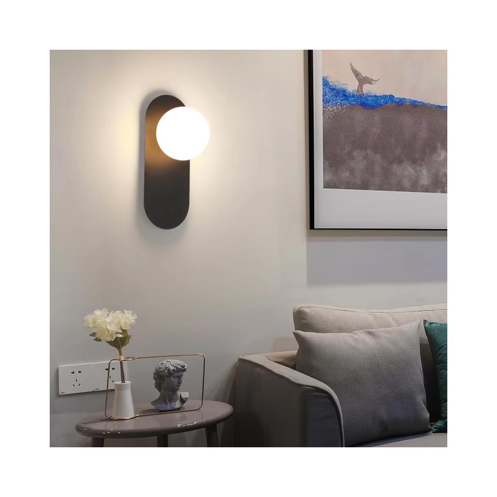 Vägglampa APP1586-1W svart