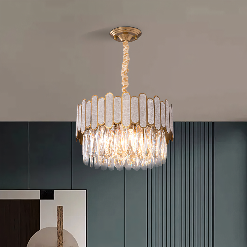 Hängande taklampa APP1746-4CP 40 cm Guld