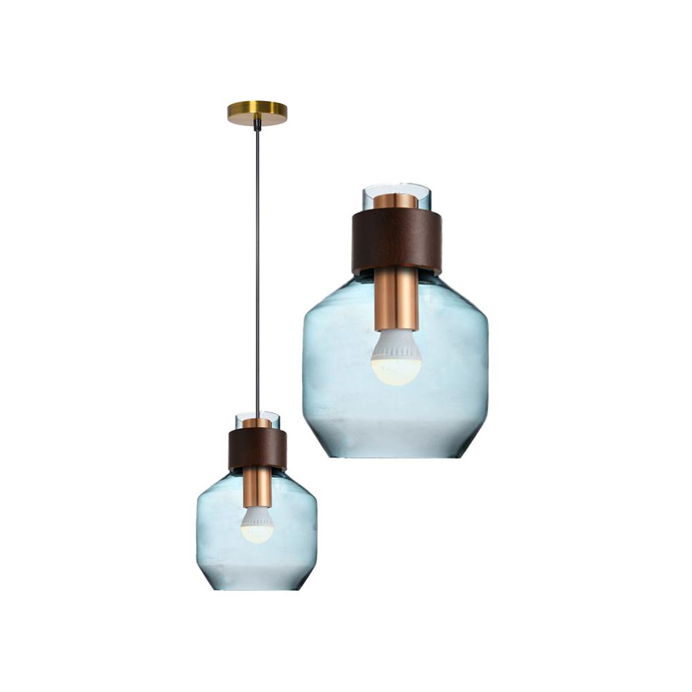 Glas taklampa APP433-1CP Blå