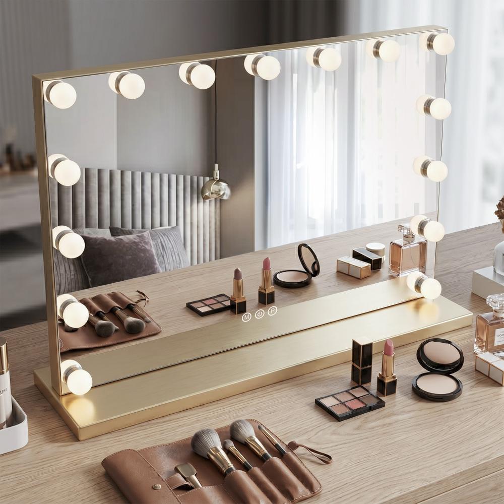 Spegel LED Hollywood L.Gold