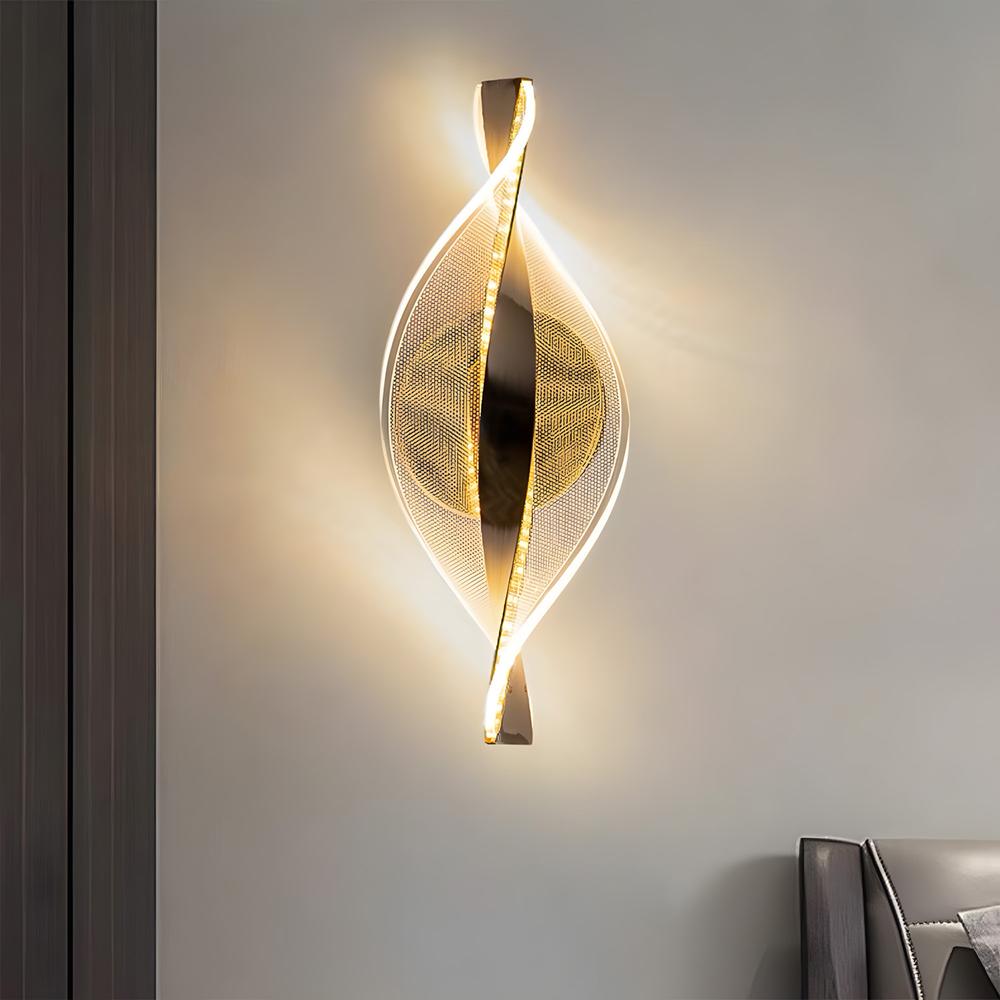 LED vägglampa G031-W Guld