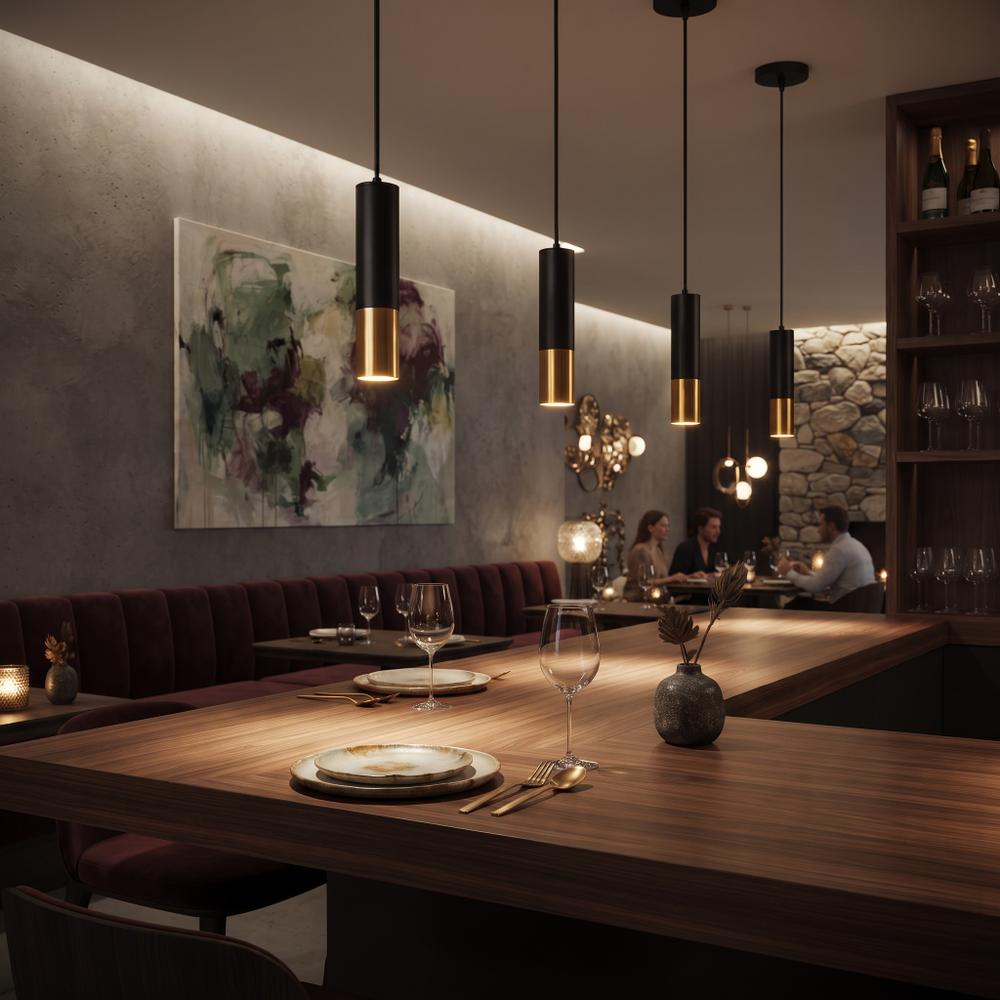 Lampa Sufitowa Wisząca Metalowa  APP469-1CP Czarna