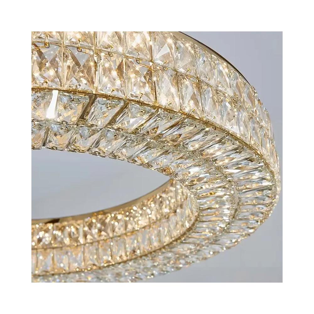 TAKLAMPA HÄNGANDE LED APP1569-CP Guld 80 cm