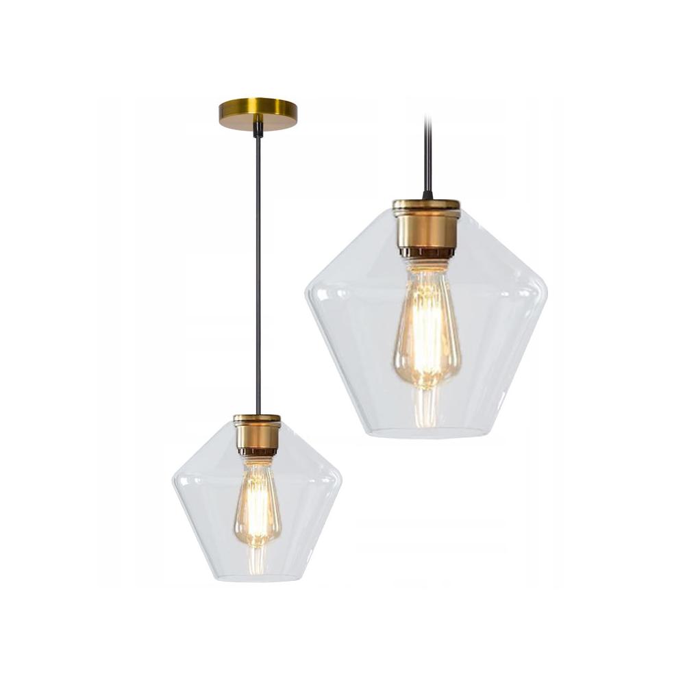Glas taklampa APP440-1CP Transparent