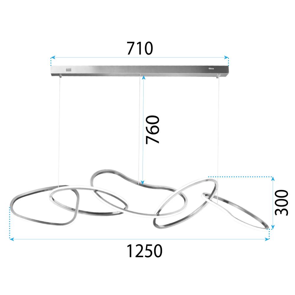Hänglampa LED APP1054-CP