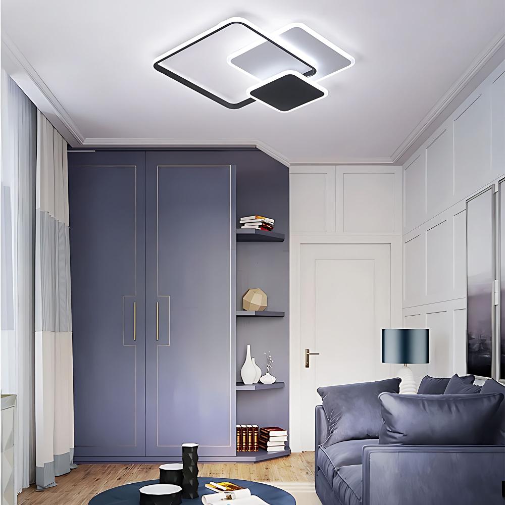 Taklampa LHJ079-C LED-plafond SVART