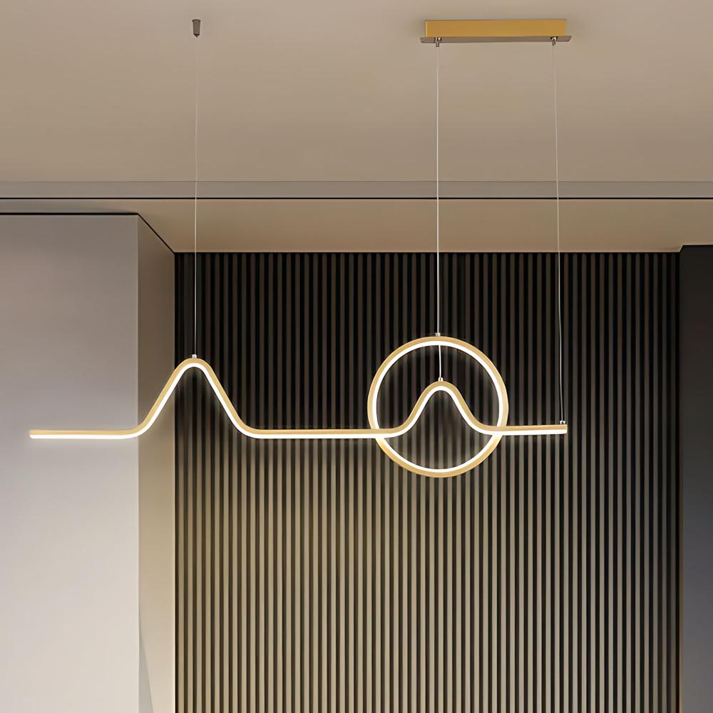 HÄNGLAMP LED LHJ022-CP 120 cm GULD