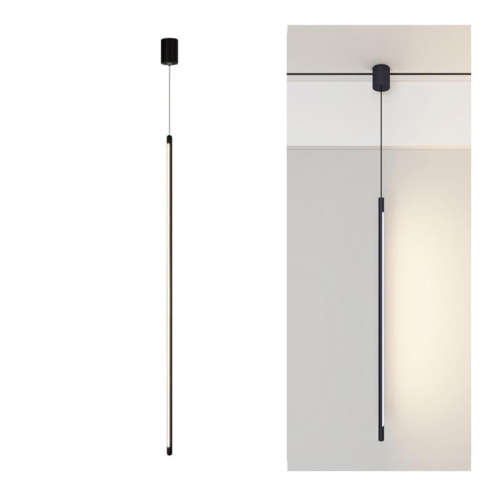 HÄNGANDE LED TAKLAMPA APP1413-C SVART 100 cm