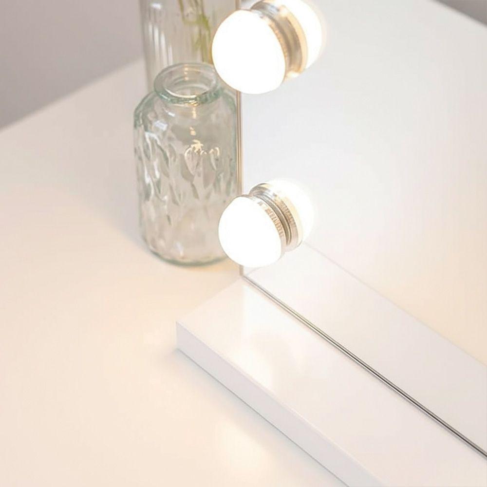 Spegel LED Hollywood Vit 80x60