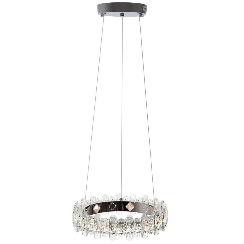Kristall LED-taklampa APP1041-CP + fjärrkontroll