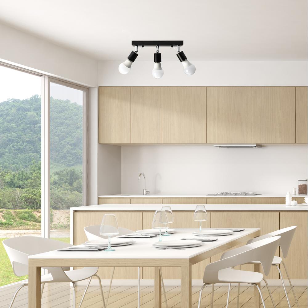 Taklampa Spot Plafond APP699-3C Svart