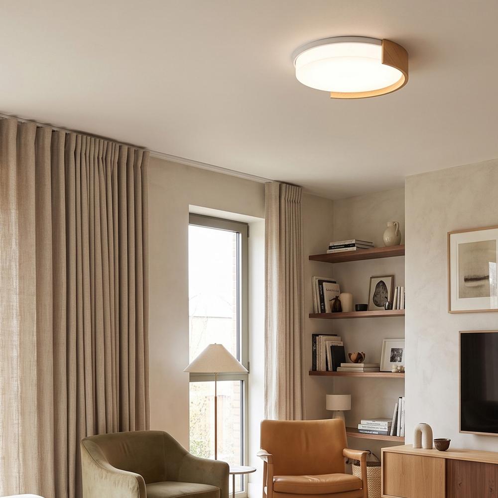 Takplafond Lampa APP1931-C 40cm WOOD