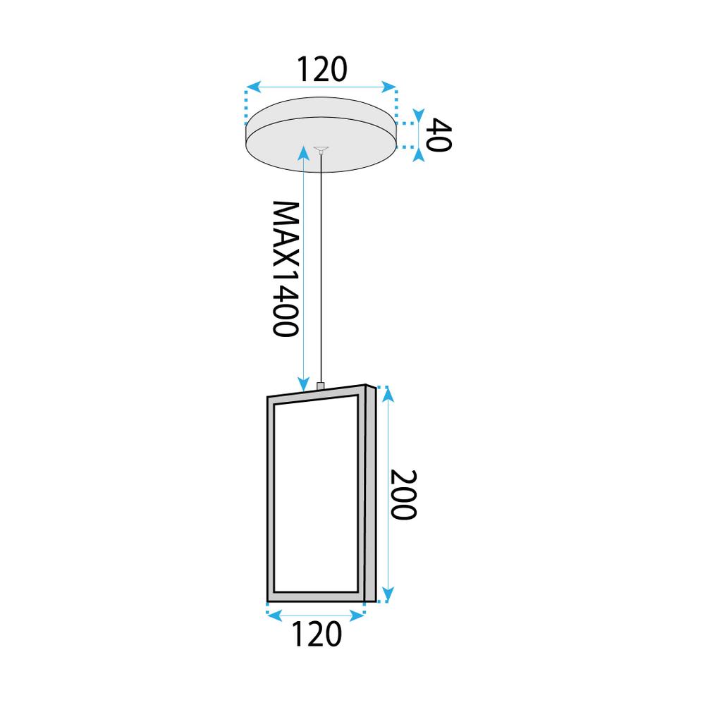 TAKLAMPA HÄNGENDE LED LHJ084-1CP GULD