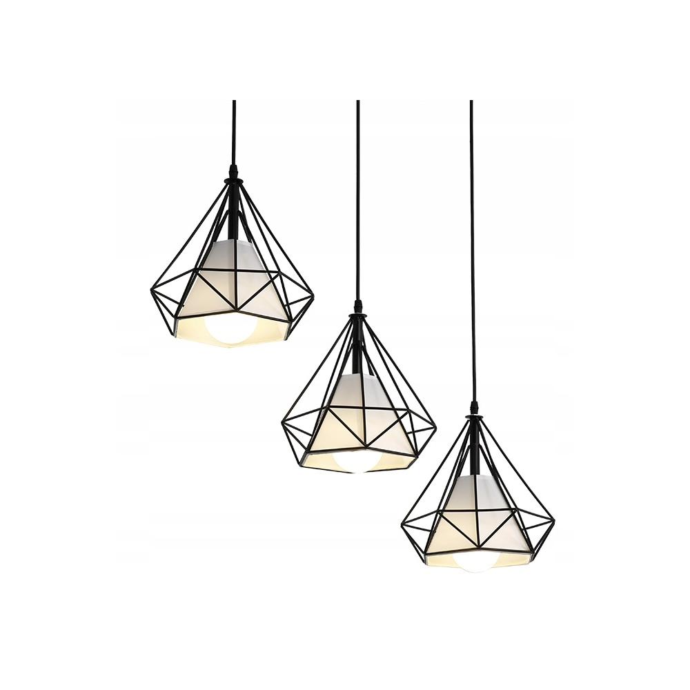 HÄNGANDE TAKLAMPA I LOFTSTIL BELLO 3x E27 APP012-3CP
