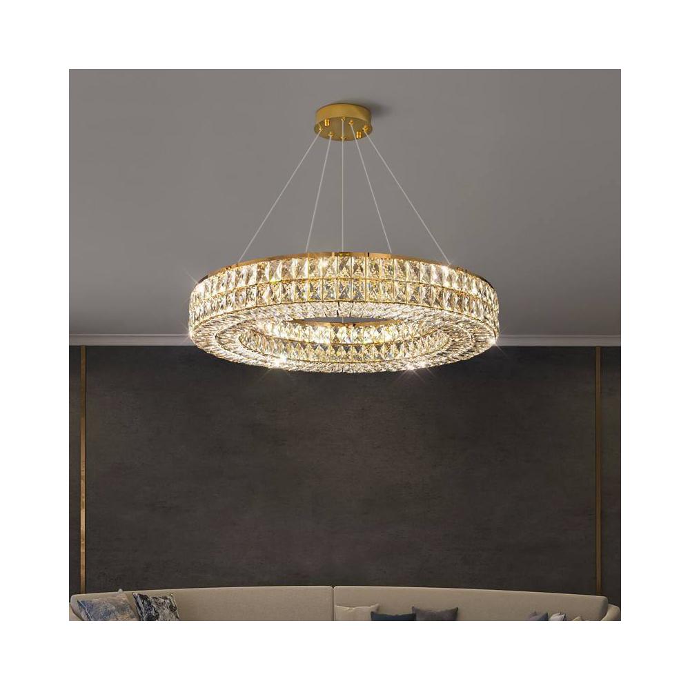 HÄNGANDE TAKLAMPA LED APP1568-CP Guld 60 cm