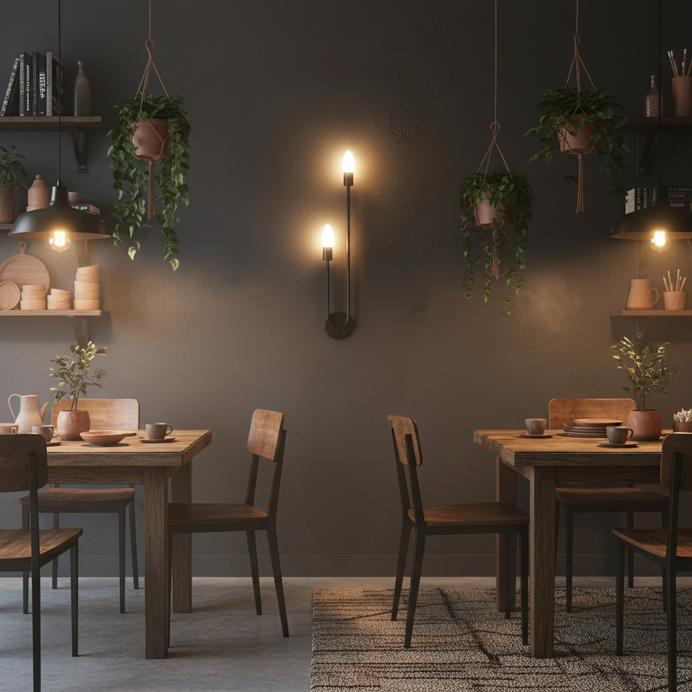 VÄGGLAMPA VÄGGLAMPA APP1147-2W svart