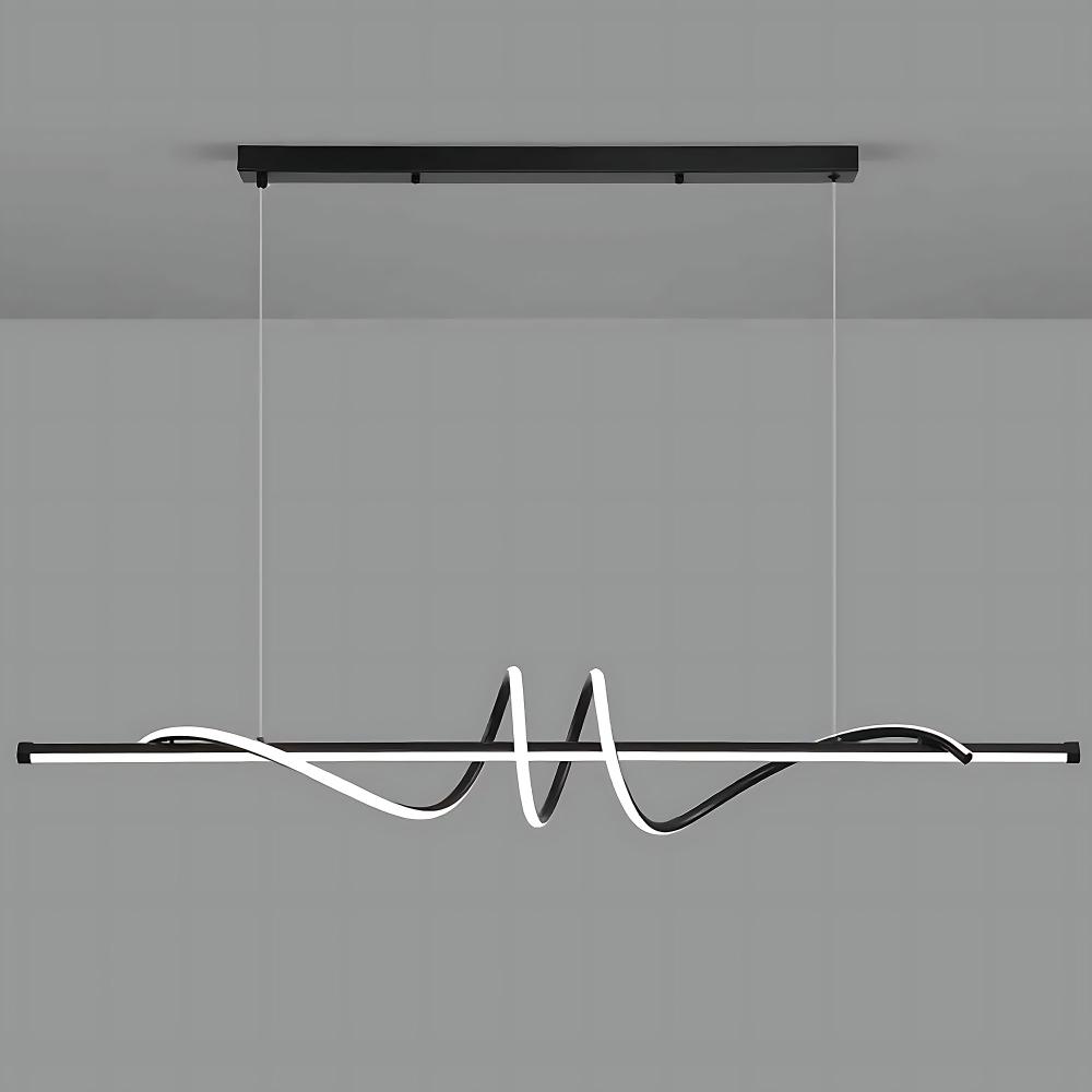 Lampa HÄNGANDE LED LHJ023-CP 120 cm SVART
