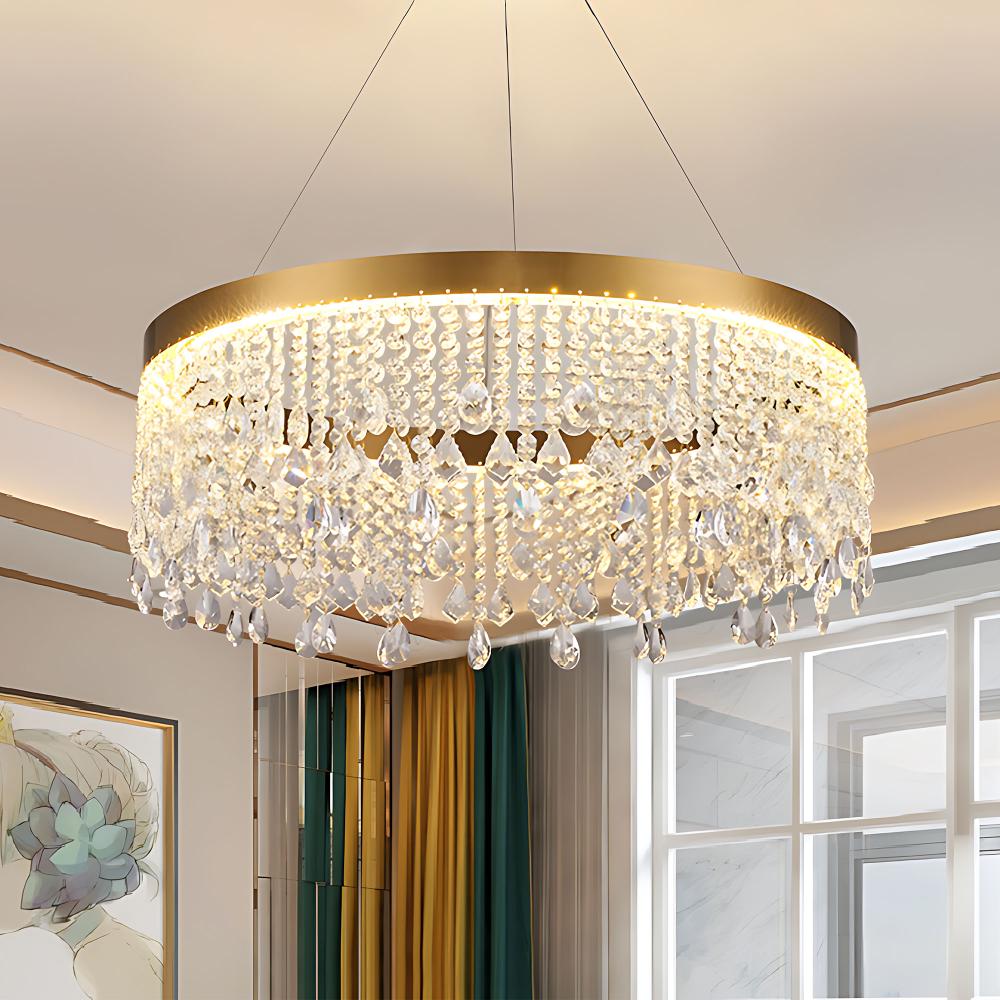 TAKLAMPA HÄNGANDE LED APP1731-1CP Guld 60 cm
