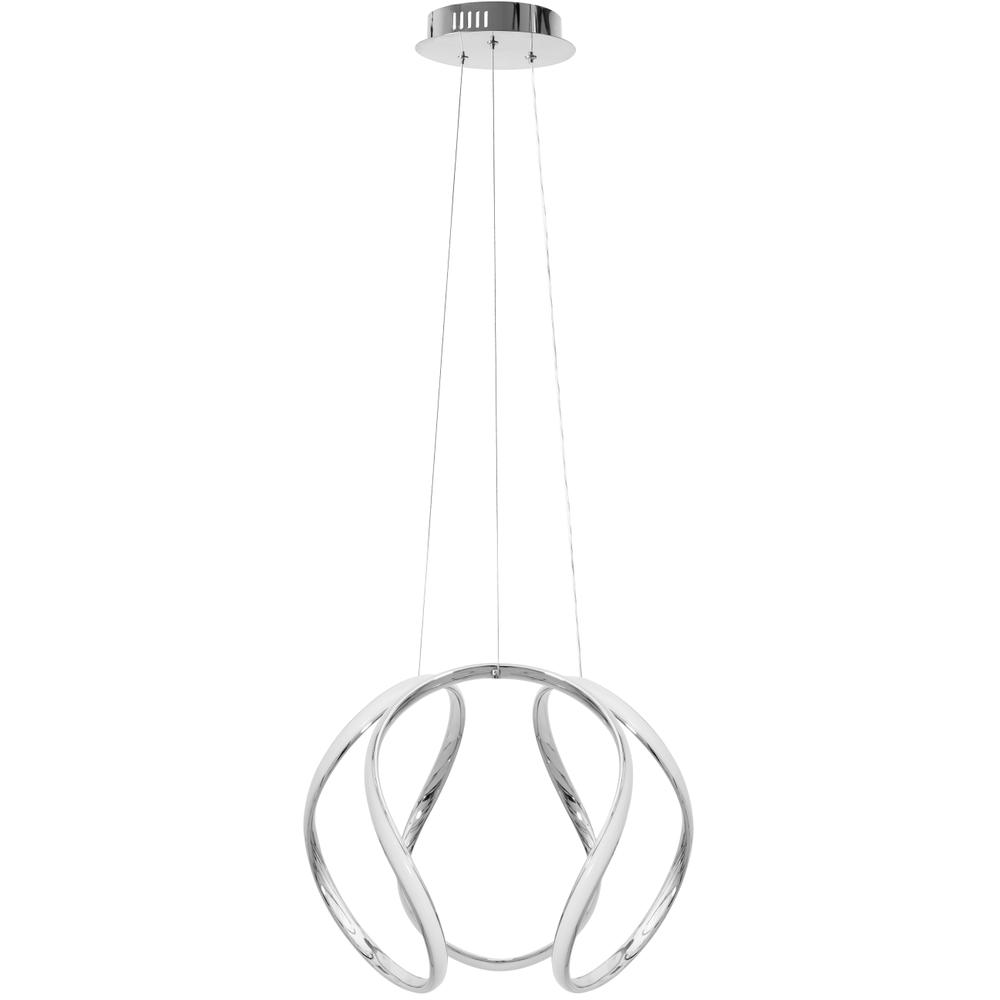 Modern takpendlad LED-taklampa med fjärrkontroll APP385-CP KROM