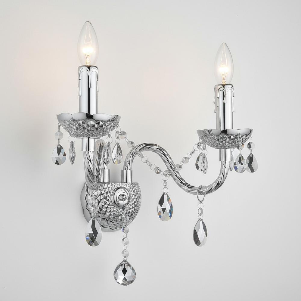 VÄGGLAMPA EBT019-2W Krom