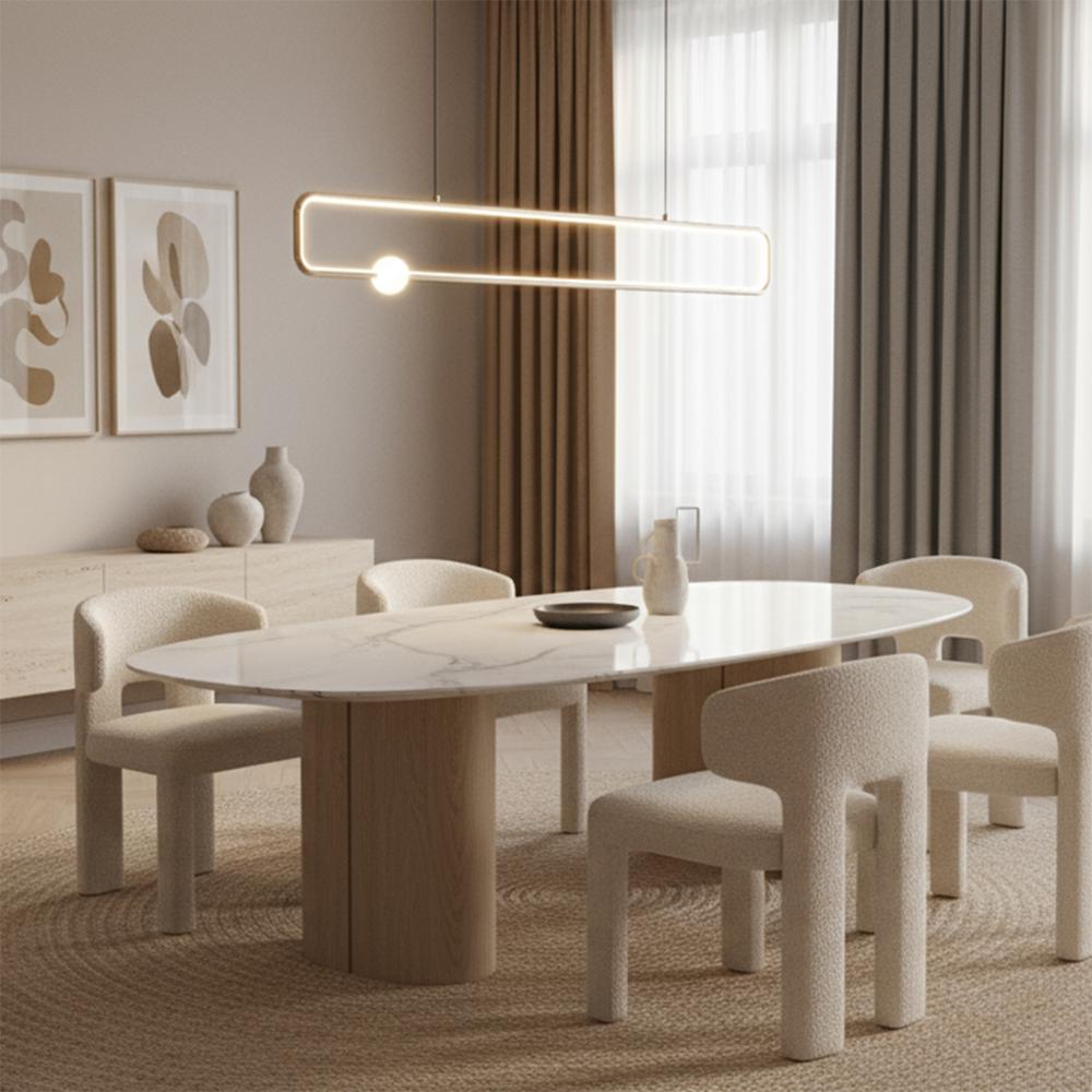 HÄNGENDE LED TAKLAMPA G123-CP SVART
