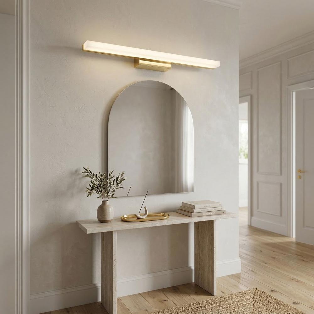 BADRUMSVÄGGLAMPA LED 80CM APP1850-1W GOLD