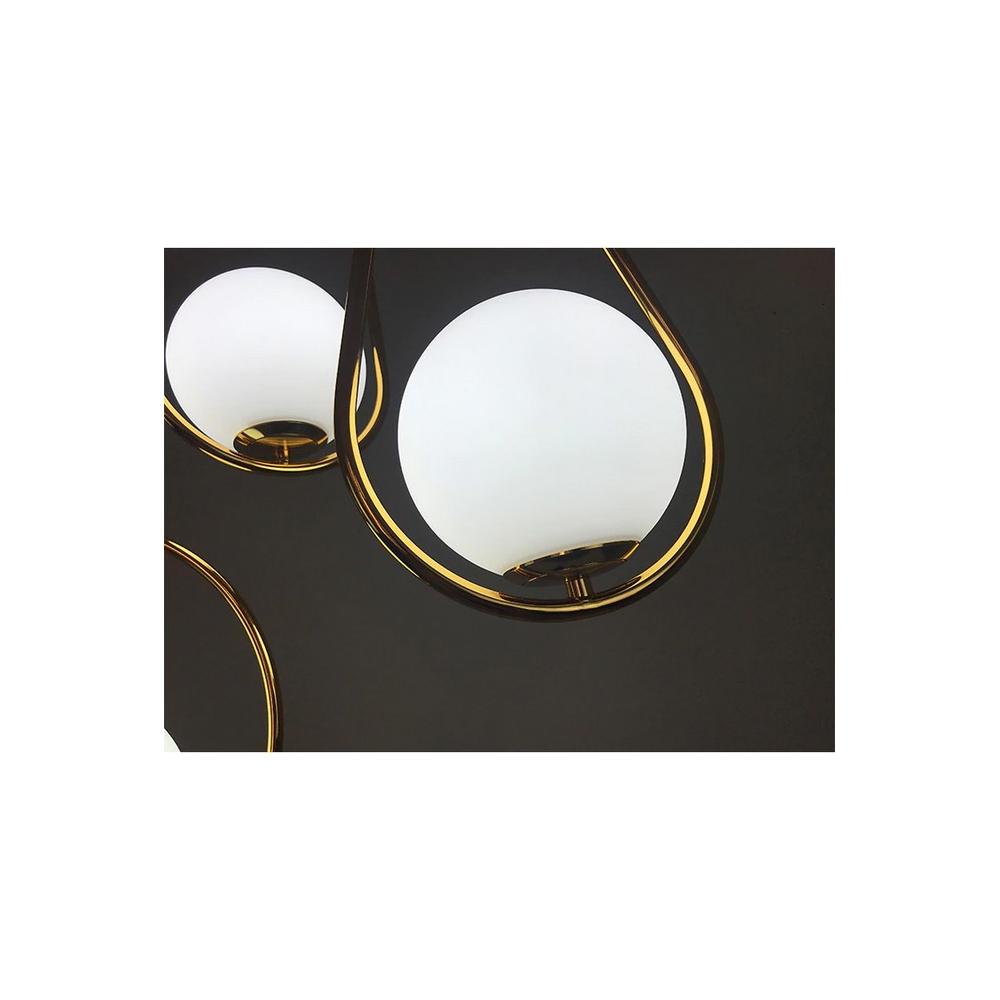 Glaslampa i tak Pendlande Taklampa APP472-1CP Vit
