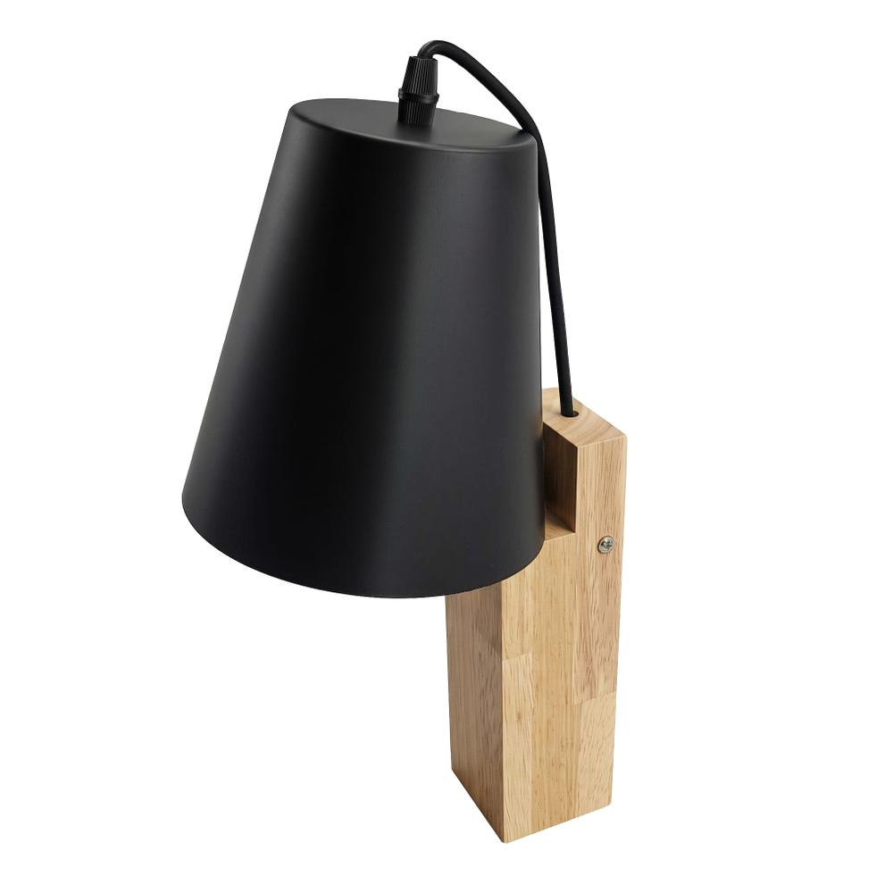 VÄGGLAMPA LOFT APP1279-1W SVART