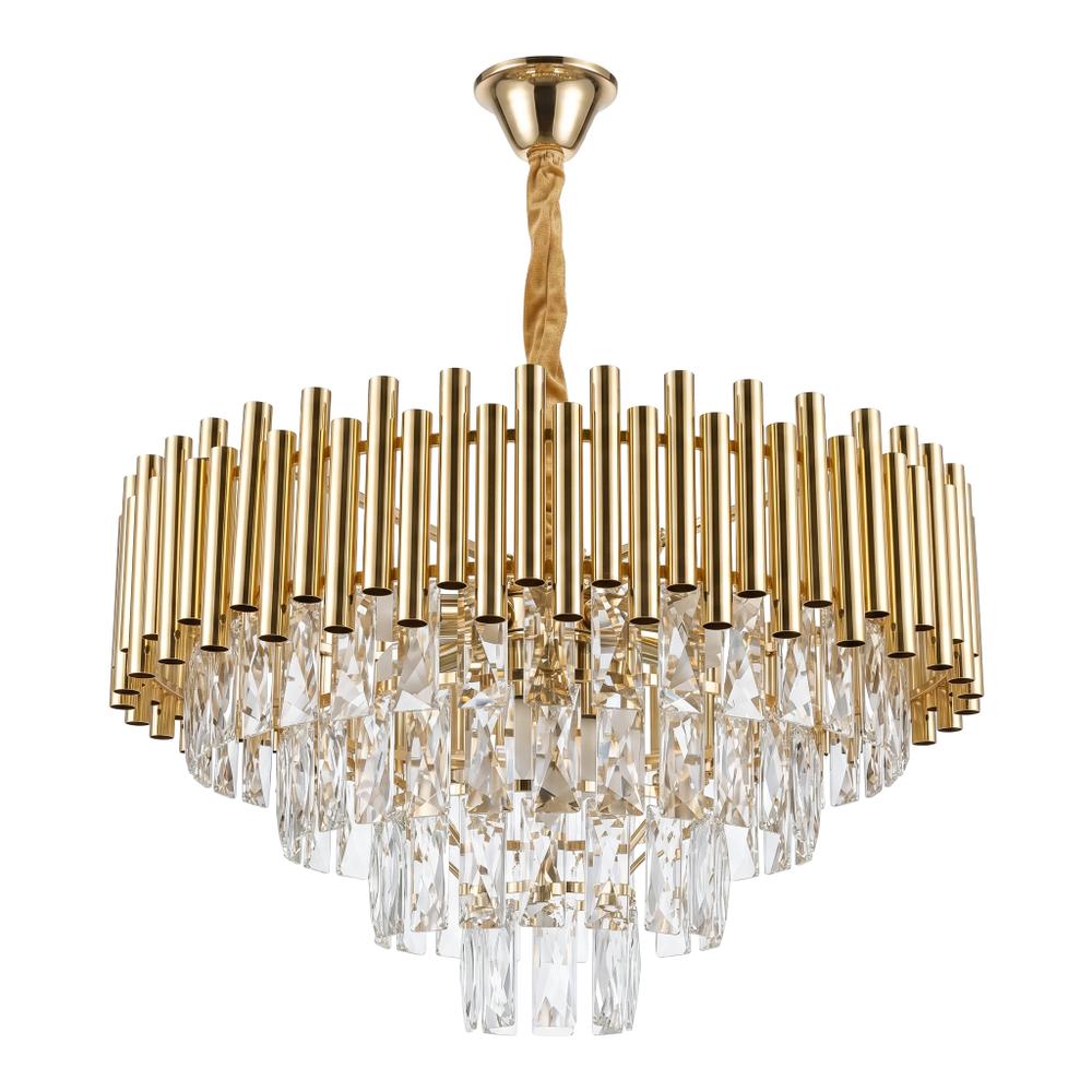 Kristall-pendellampa SWE103-CP GOLD