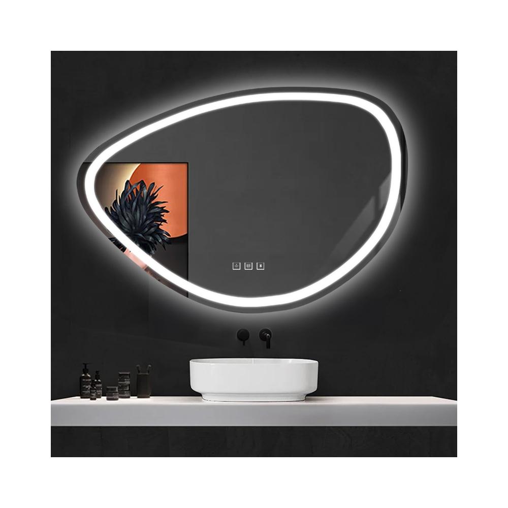 VÄGGSPEGEL LED MED BLUETOOTH-FUNKTION 70x100 cm FOG