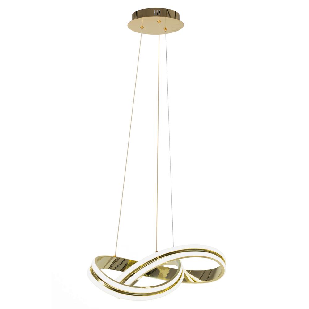 Modern takplafond LED + FJÄRRKONTROLL APP818-CP Guld