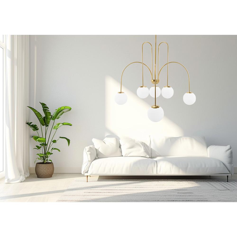 GOLDEN HÄNGLAMPA I TAKET APP1584-6CP