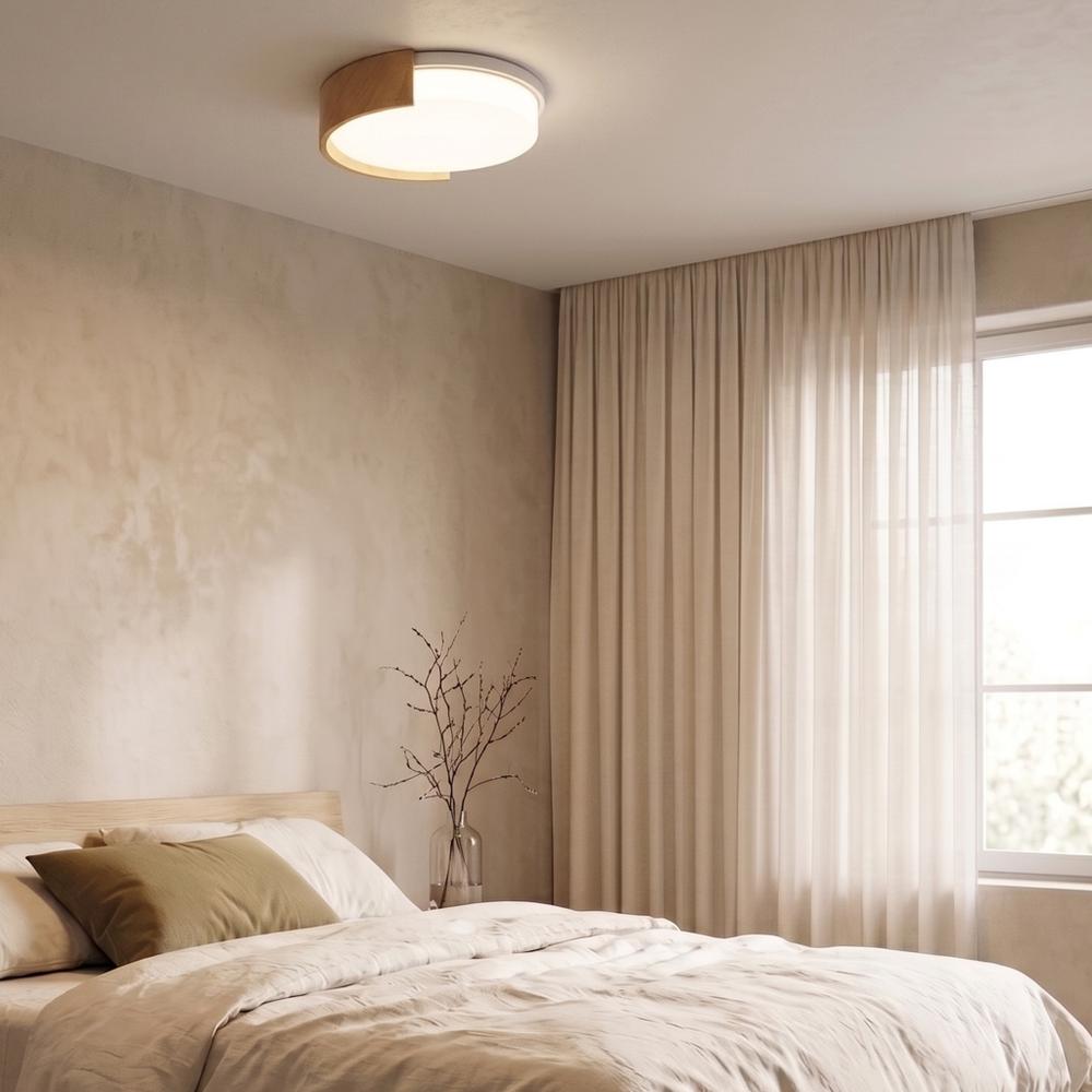 Takplafond Lampa APP1931-C 40cm WOOD