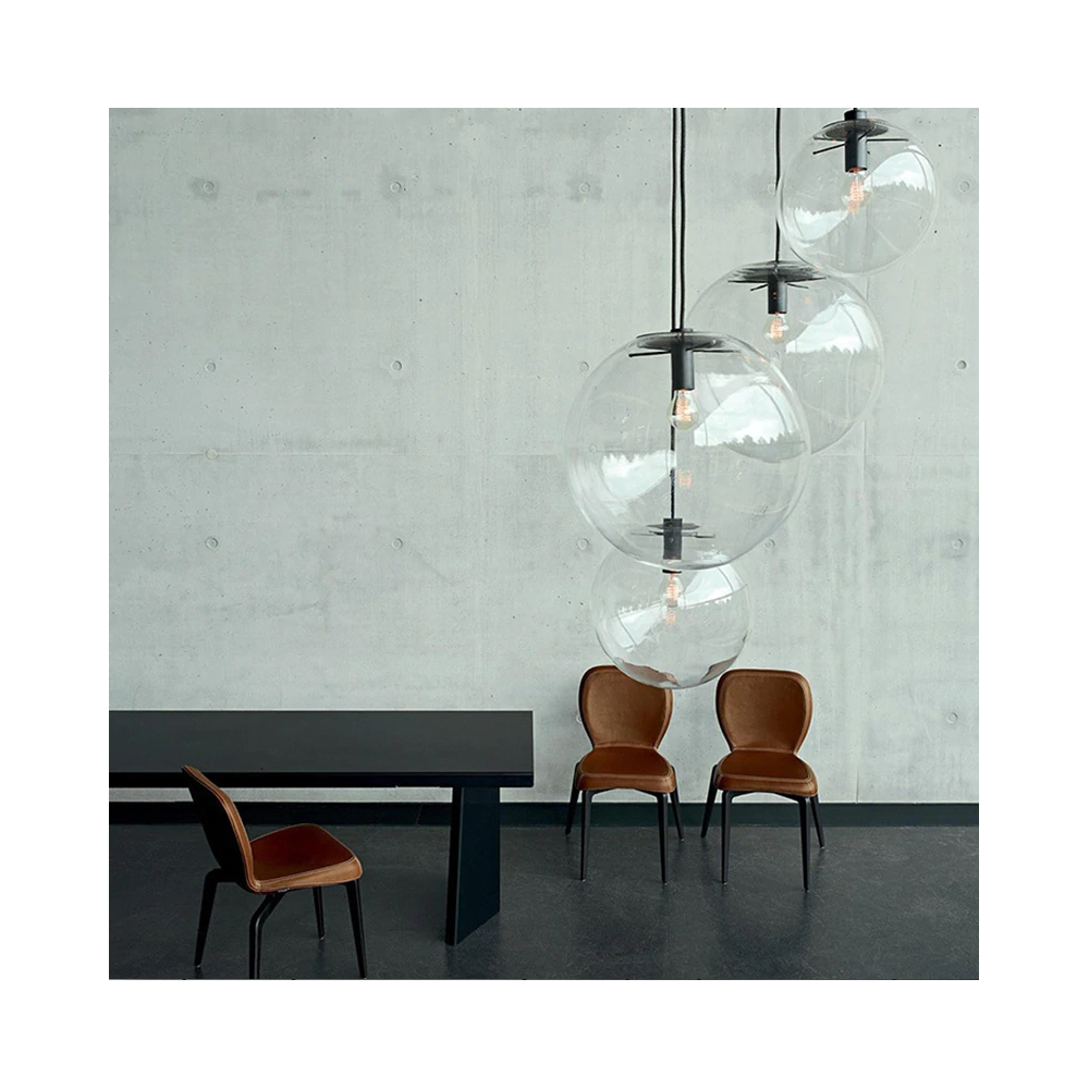 Taklampa hängande glas Lassi 20 cm APP306-1CP Svart