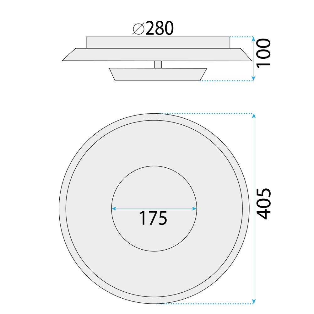 HÄNGANDE LED TAKLAMPA WHITE APP1459