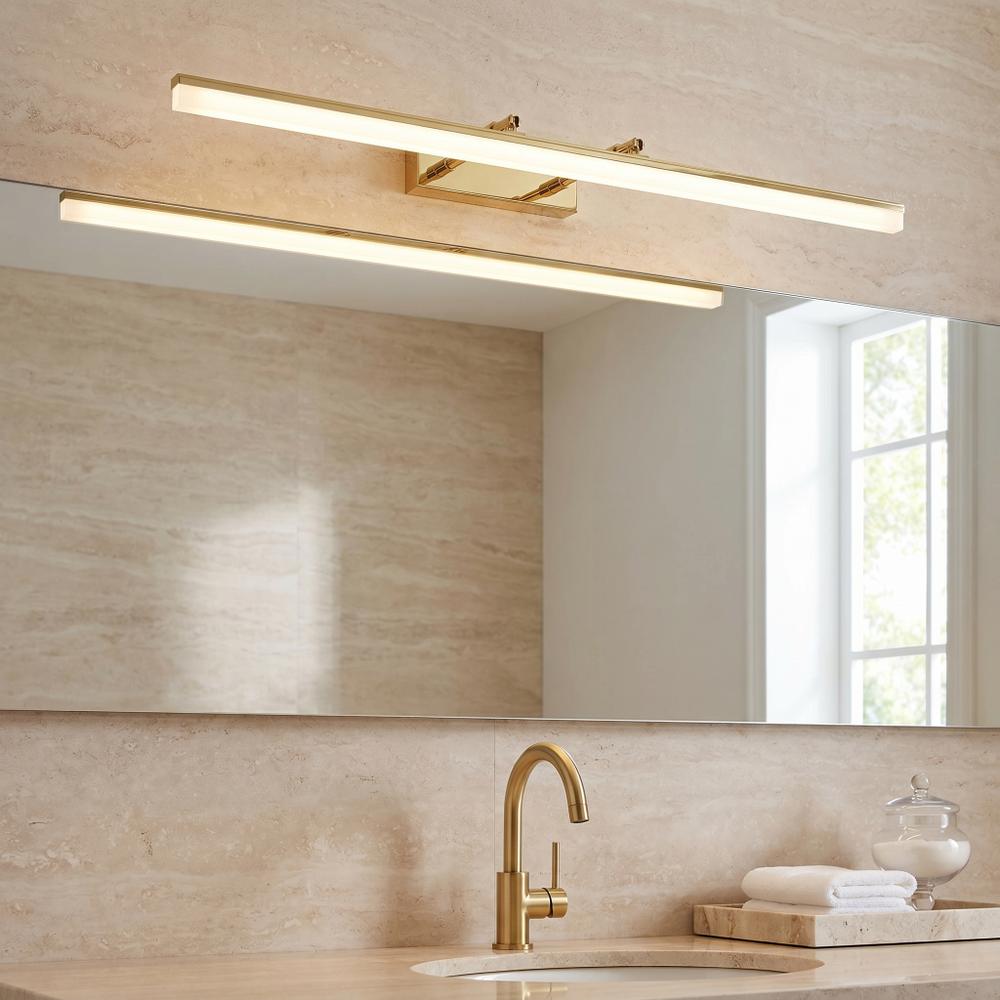Badrum vägg LED-lampa APP1874-1W 80cm GOLD