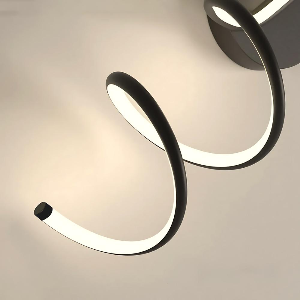 VÄGGLAMPA LED LHJ061-W SVART