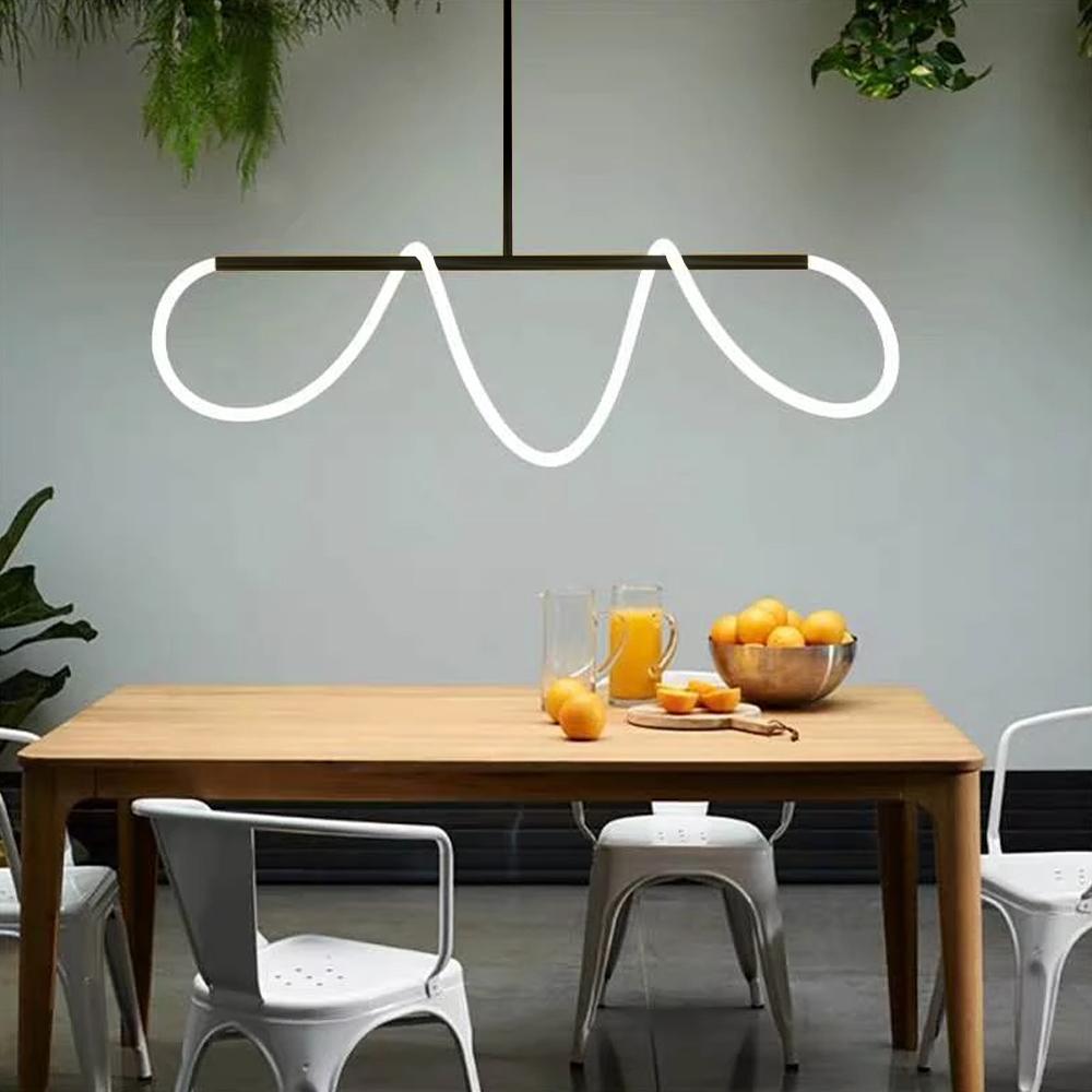 LED-taklampa APP856-CP Long Svart