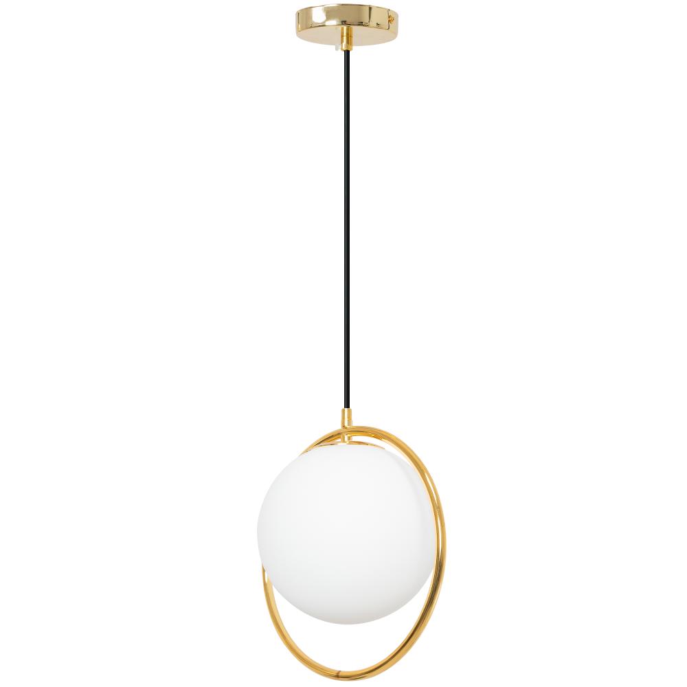 Glaspendellampa i tak med Takglob APP430-1CP Vit