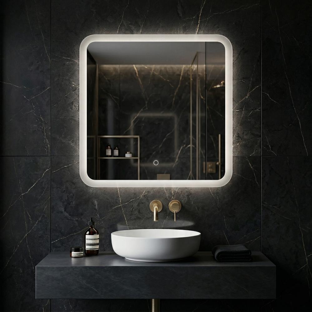LED-VÄGGSPEGEL 70x70cm TOP-2