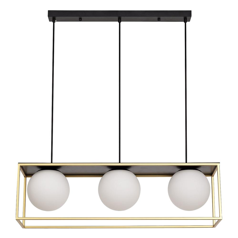 Taklampa svart-guld APP1164-3CP