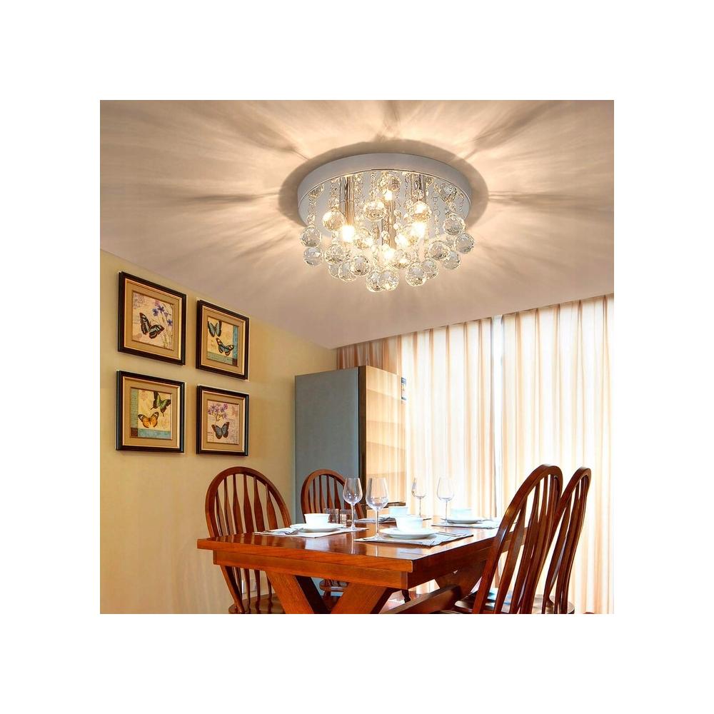 Kristall Taklampa Plafond Glamour 392179