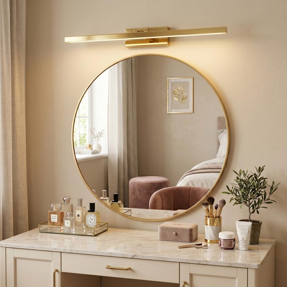 Badrum vägg LED-lampa APP1862-1W 80 cm GOLD